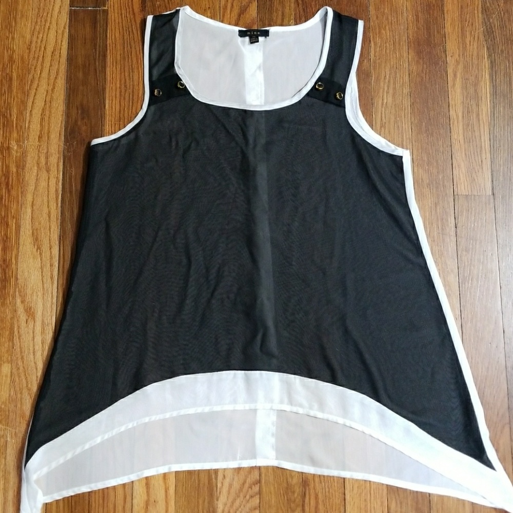 Sheer thank top